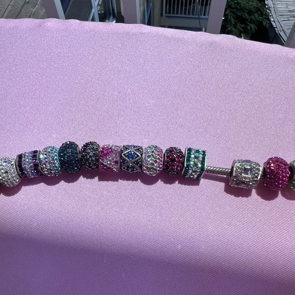 Authentic PANDORA 925 Snake Chain Bracelet with all pandora Authentic charms - Picture 16 of 16